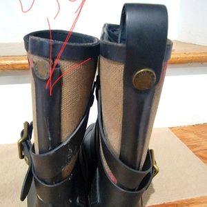 Burberry vintage check Rain boots